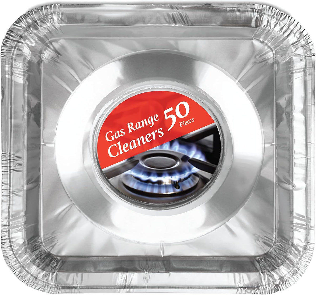 ⭐50-Pack Stove Burner Liners – Keep Your Gas Stove Cleaner with Less Effort