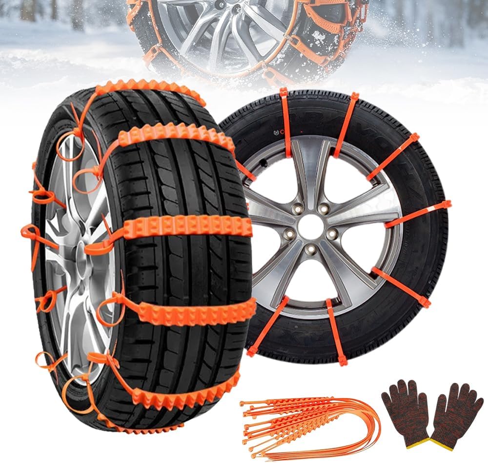 ⭐Snow Tire Chains – Extra Grip for Snowy & Icy Roads
