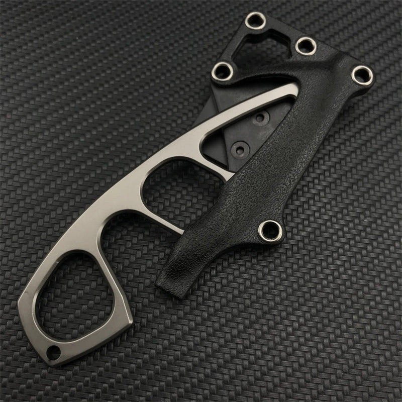 Craftivon Tactical EDC Knife with Multi-Carry Sheath & Belt Clip