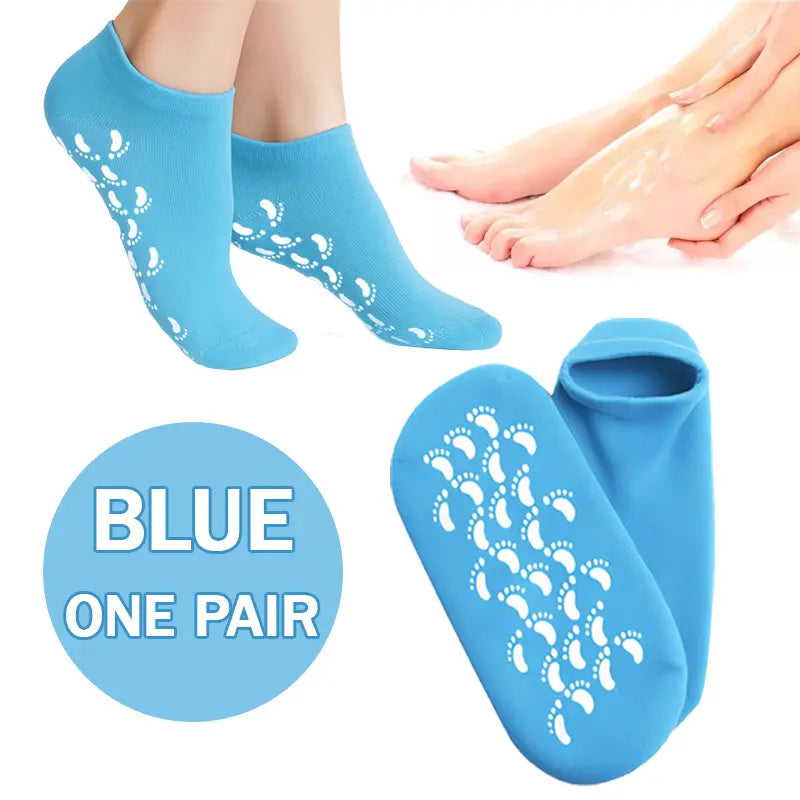 Moisturizing Socks - Silicone Socks for Dry Cracked Feet Women