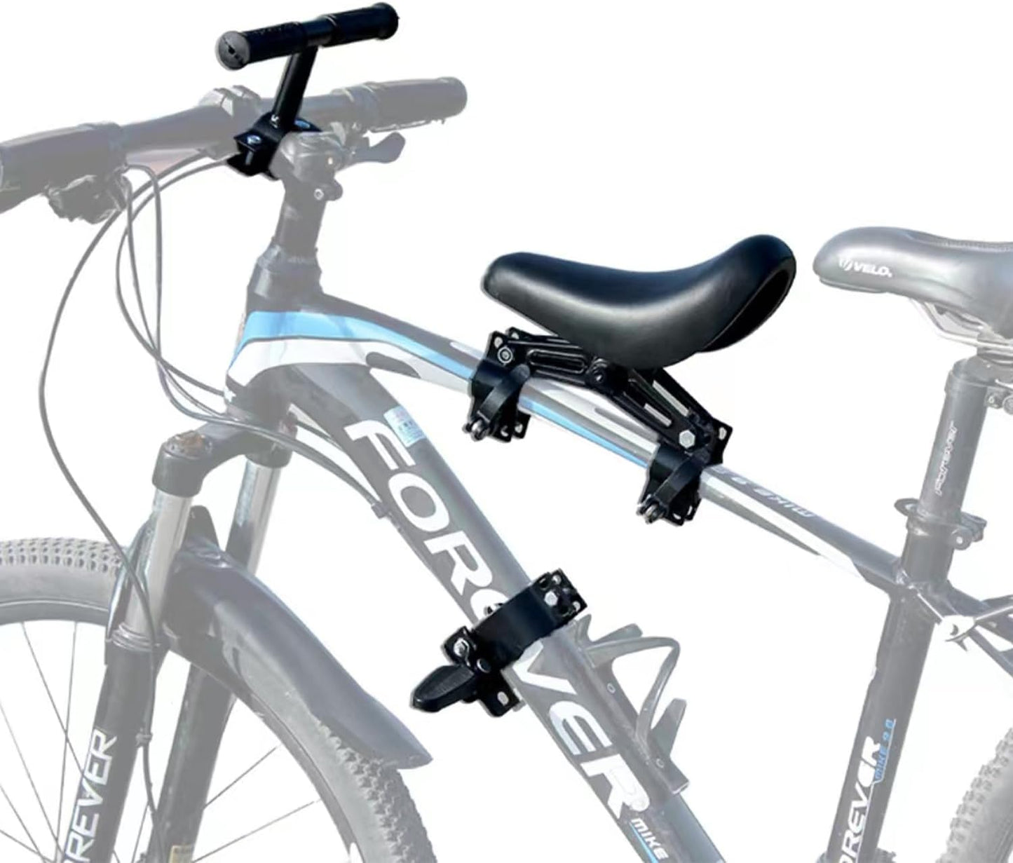Front-Mounted Kids Bike Seat Set
