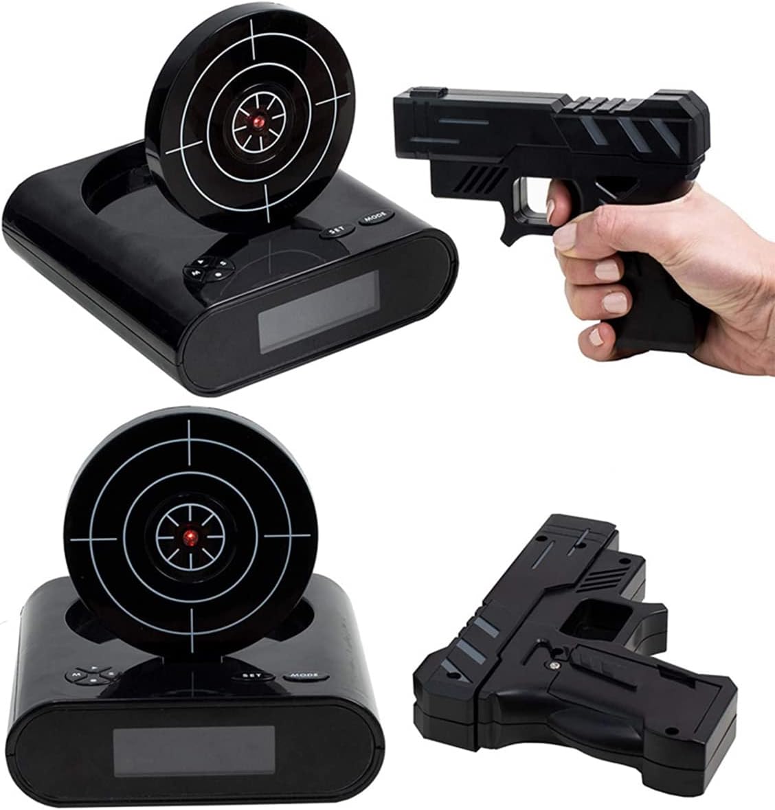 Load Gun Alarm Clock Target Alarm Clock