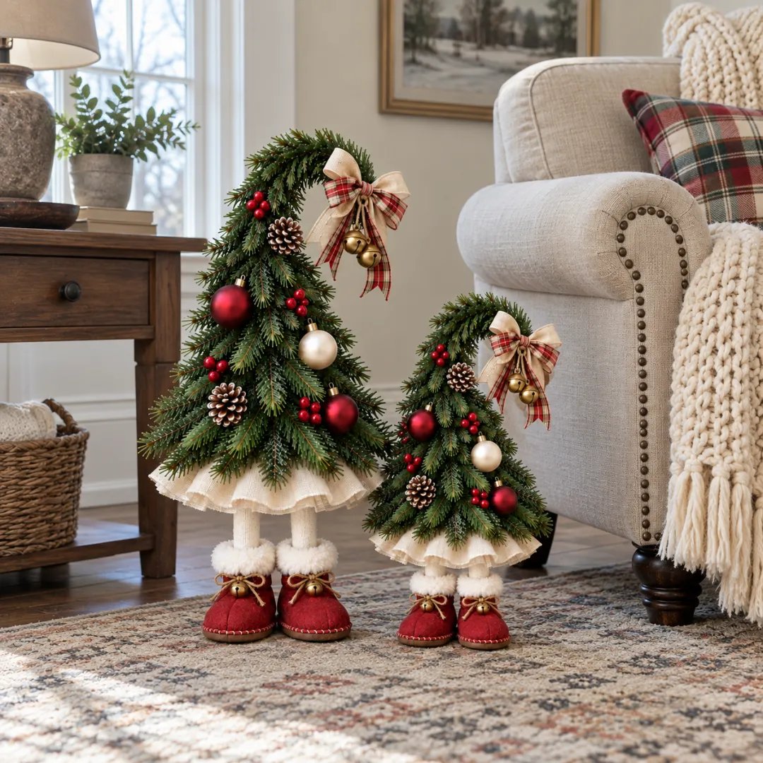 🎉Whimsical Christmas Elf Tree Decor