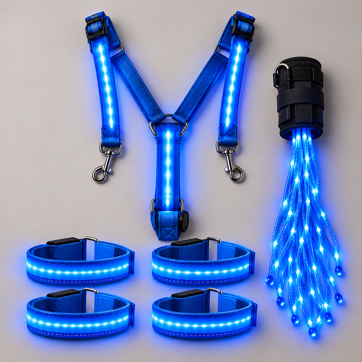 🔥50% OFF🏇LED Horse Night Riding Lights – Full-Body Glow Kit with Enhanced Visibility & 12 Lighting Modes✨