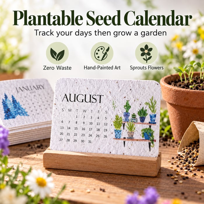 🔥Christmas Plantable ‘Timeless’ Seed Calendar 2027