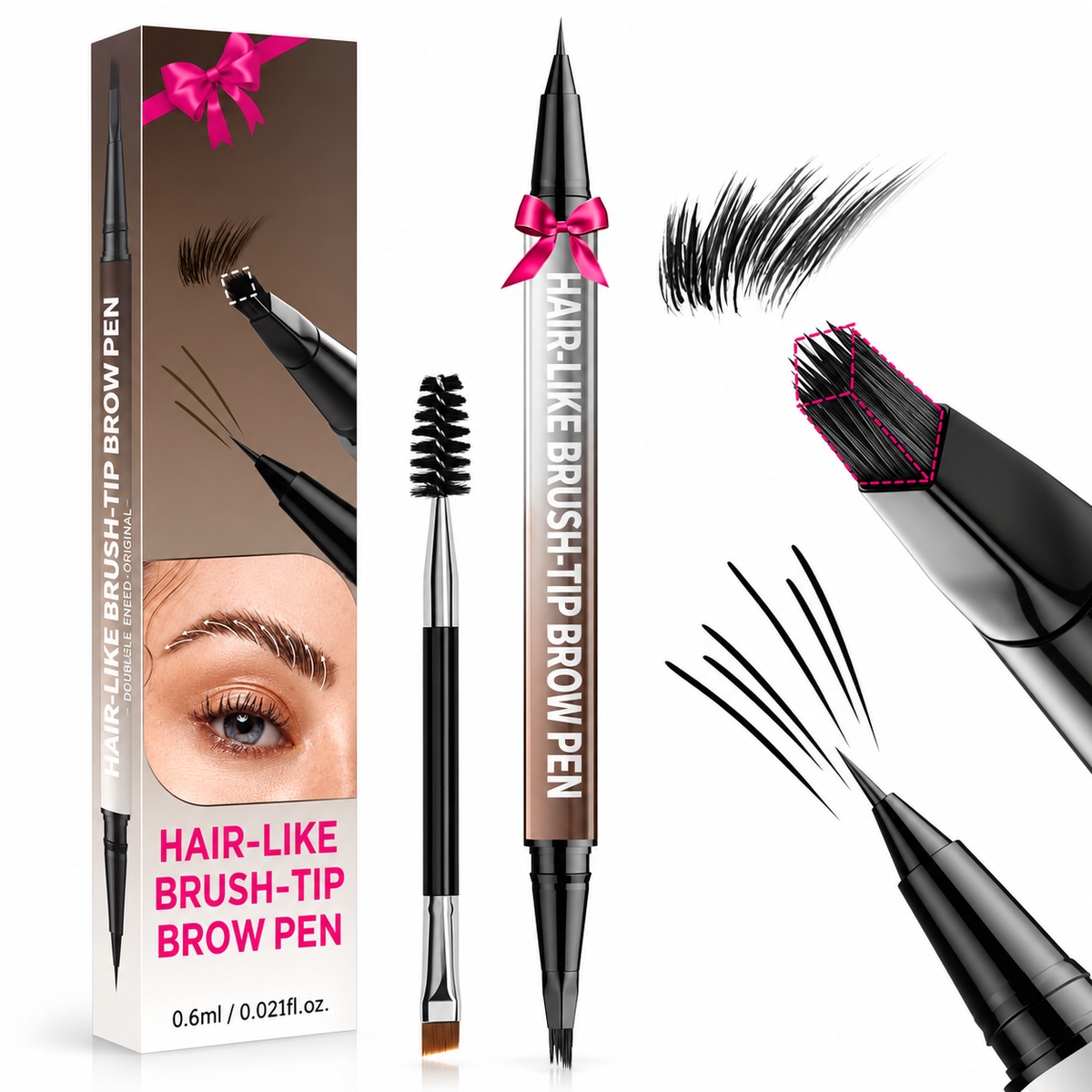 🔥Dual-Ended Microblading Eyebrow Pencil for Women