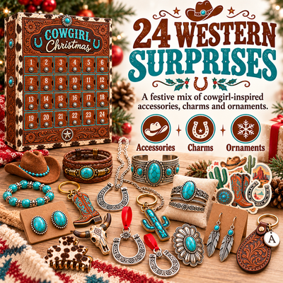 ❤️Cowgirl Christmas Advent Calendar – 24 Days of Western Surprises
