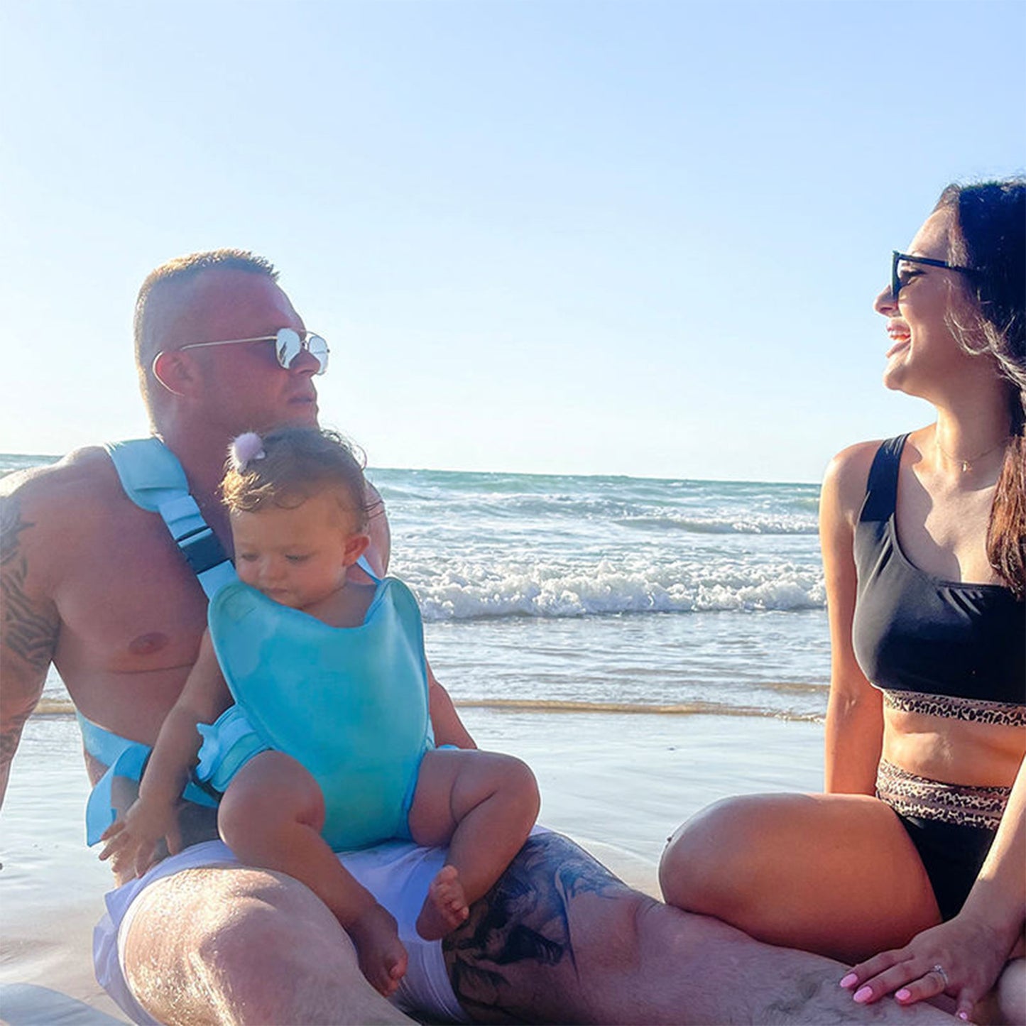 Adjustable Baby Water Carrier - Lightweight Toddler Swim Harness