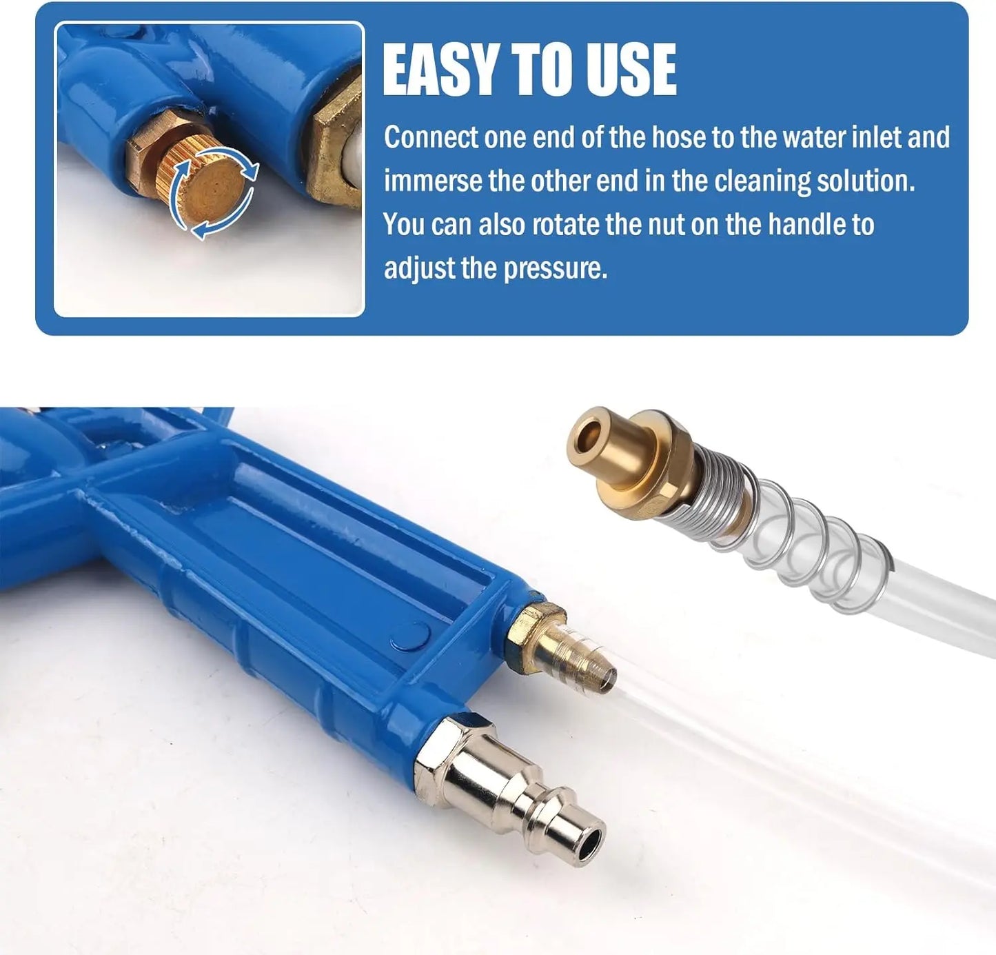 Pneumatic Air Blow Gun – Heavy-Duty Industrial Metal Cleaning Tool for Mechanics