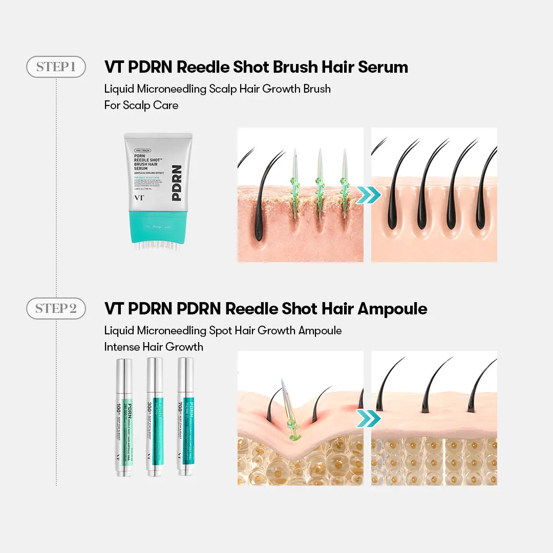 🪮Root-Boosting Scalp Brush Serum – Fuller-Looking Hair & Daily Care