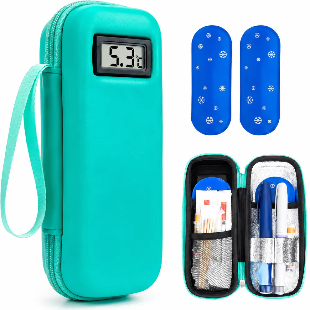 Smart Temperature-Display Medication Cooling Case