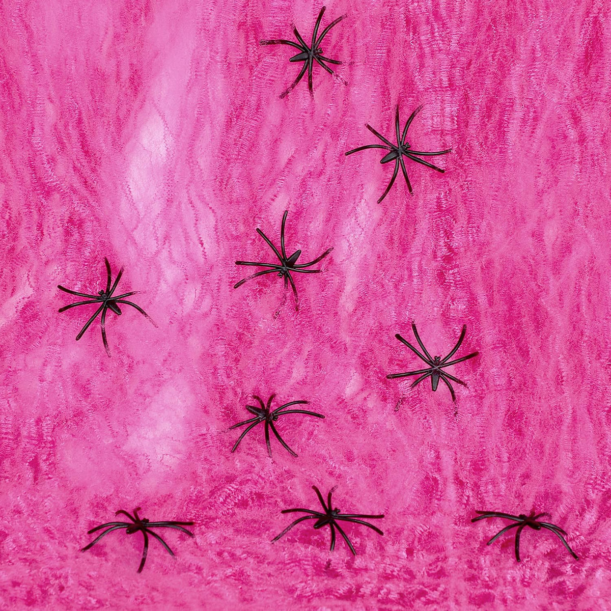 1000Sqft Halloween Spider Webs with 60 Extra Fake Spiders