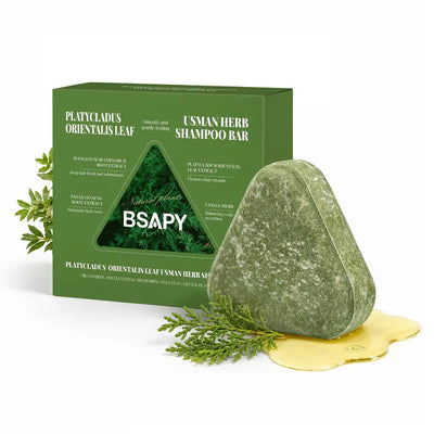❤️Herbal Shampoo Bar for Thinning Hair – Ginseng & Tea Tree Scalp Care, 120g