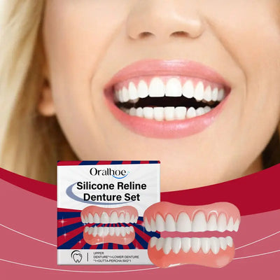 ❤️Temporary Snap-On Veneers – Removable Smile Covers