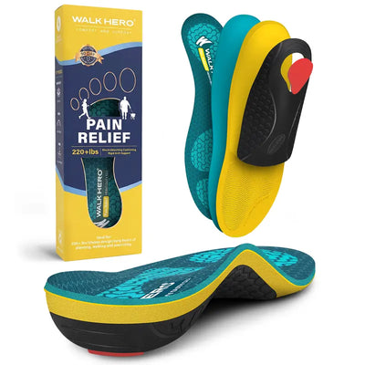 ❤️Heavy Duty Orthotic Insoles – High Arch Support & Cushioning