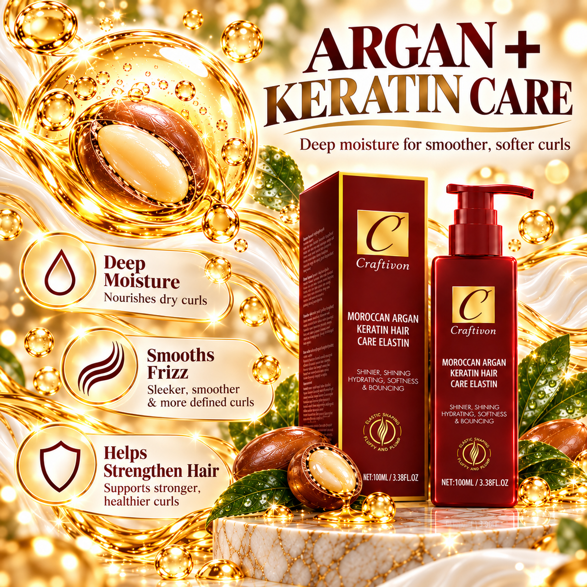 DEEP NOURISHMENT FOR BEAUTIFUL CURLS