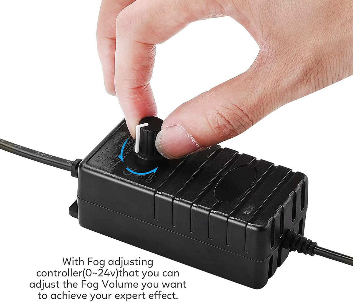 💨 12-LED Ultrasonic Mist Maker Fogger & colourful light