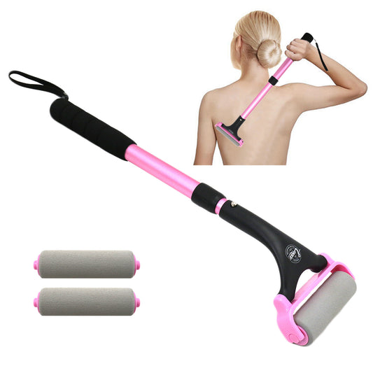 Aplicador de loción para espalda – Extensible hasta 58 cm con diseño ergonómico curvo