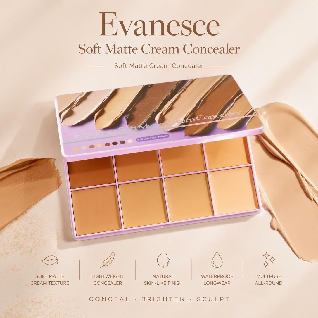 8-Shade Soft Matte Concealer Palette✨