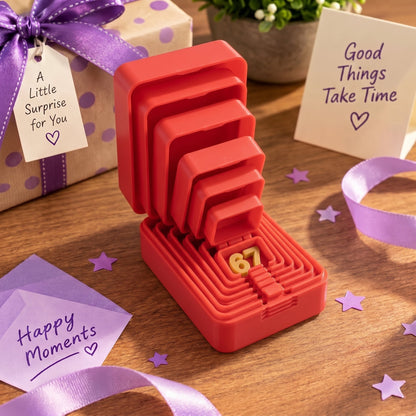 🔥 6-Layer Nesting Prank Gift Box