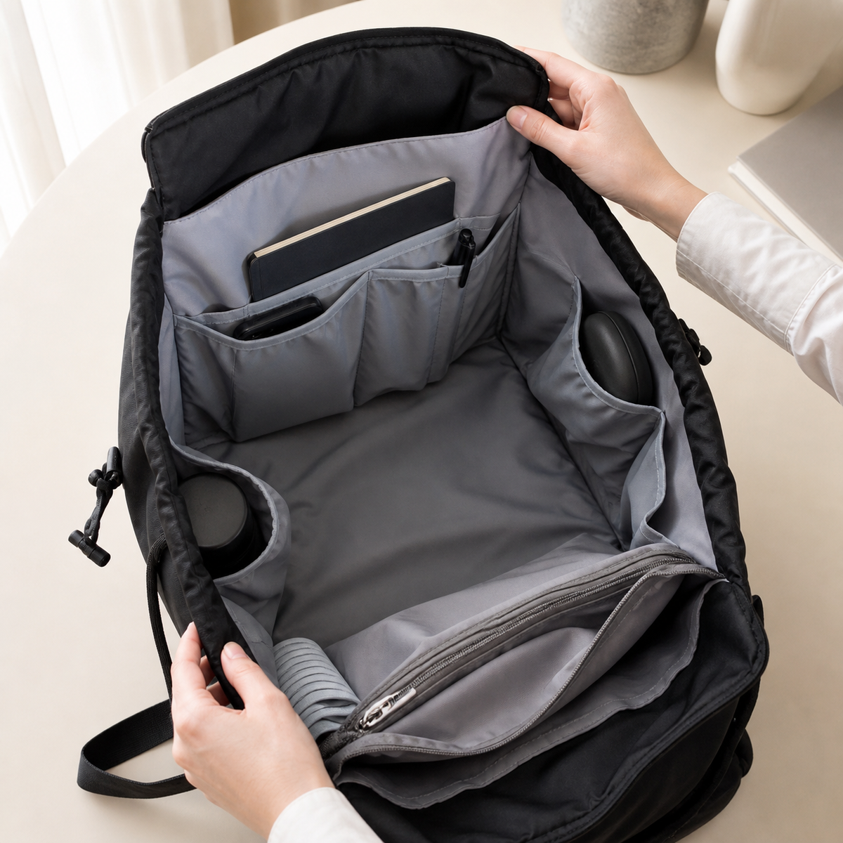 ✨3-in-1 Convertible Everyday Bag – Lightweight 15-Pocket Tote & Backpack🎒
