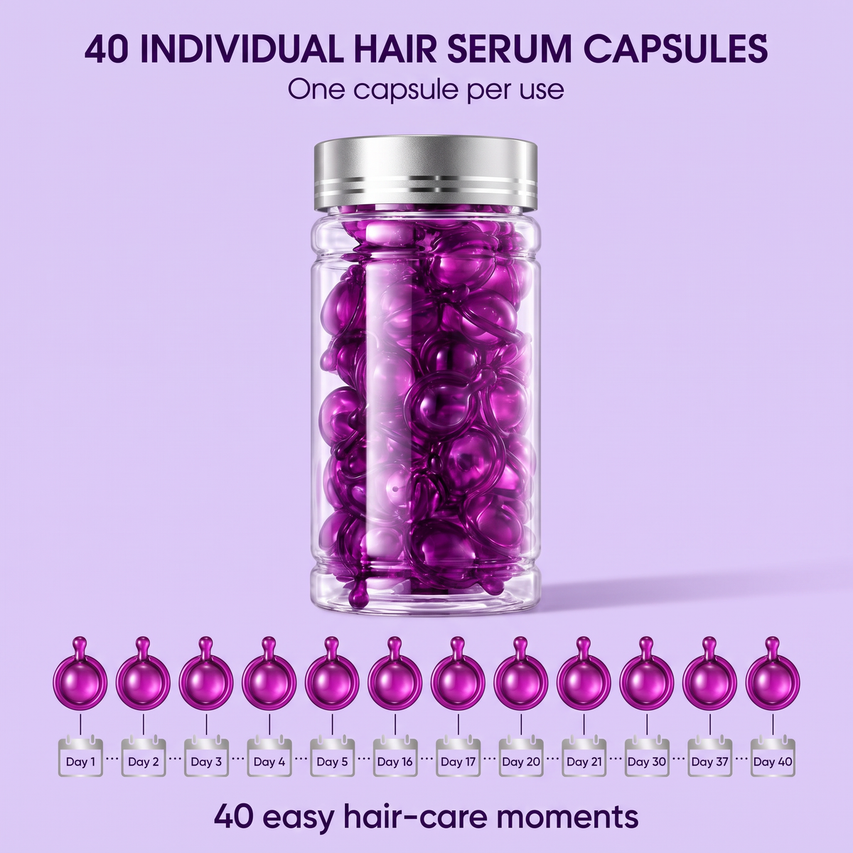 ✨Hair Serum Capsules, Macadamia Argan Avocado Oil