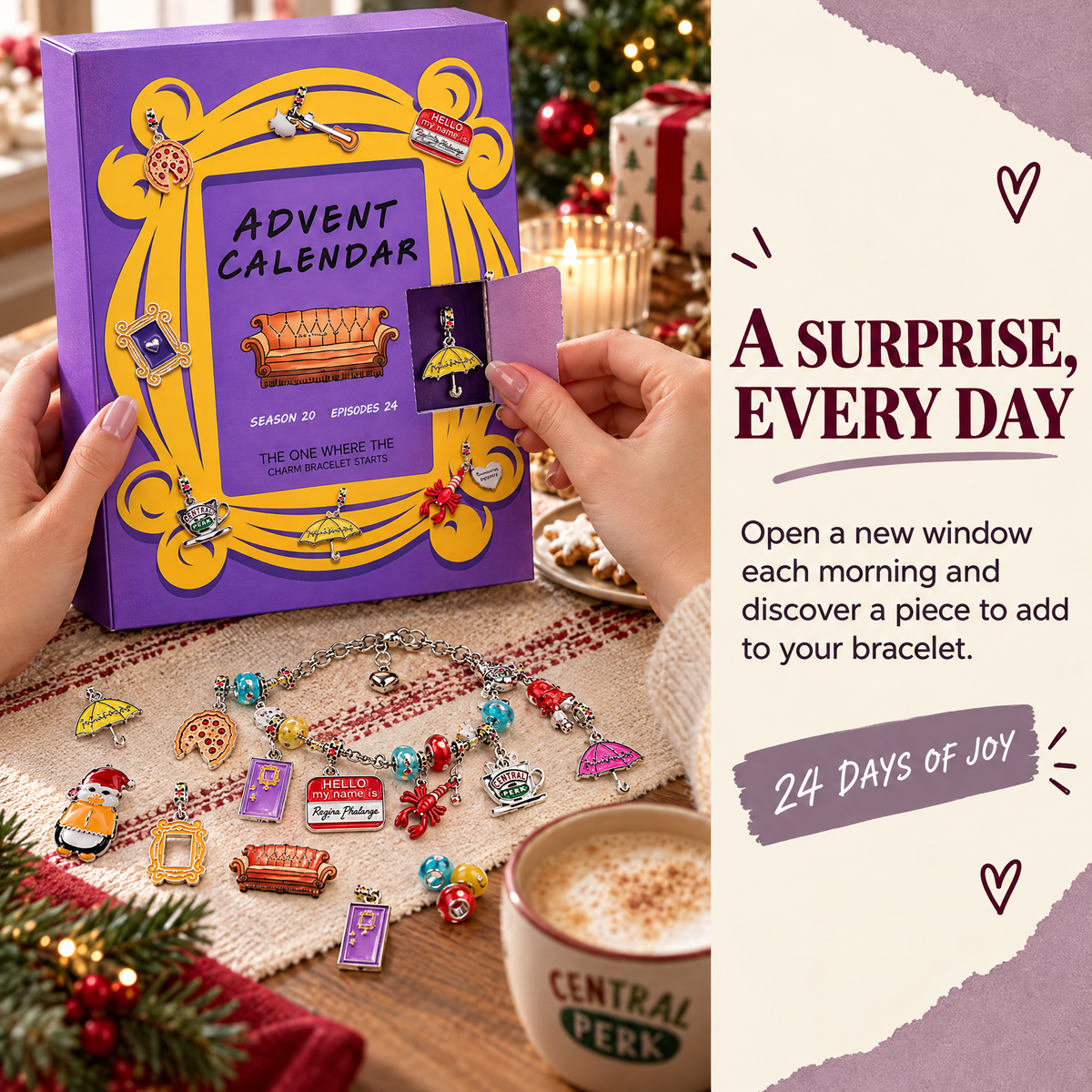 ✨The One With 24 Surprises 🦞 Friendship Charm Advent Calendar🛋️