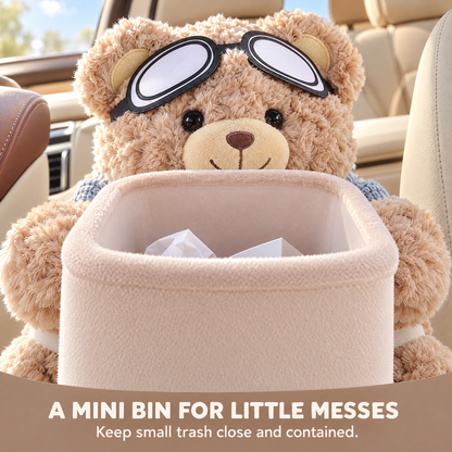 ✨Plush Bear Car Organizer & Tissue Holder🧸