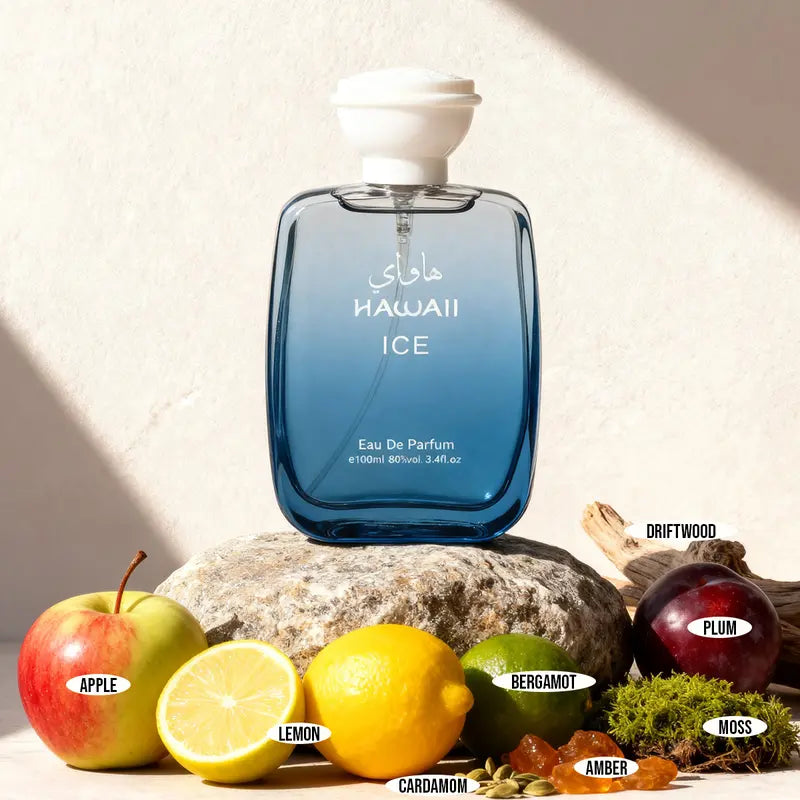 🎁Hawaii Ice Eau De Parfum – Fresh Citrus & Woody Scent, 100ml