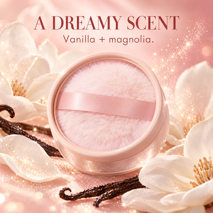 ✨Halo Glow Glimmer Cloud – All-Over Shimmer Puff for Soft Radiant Glow