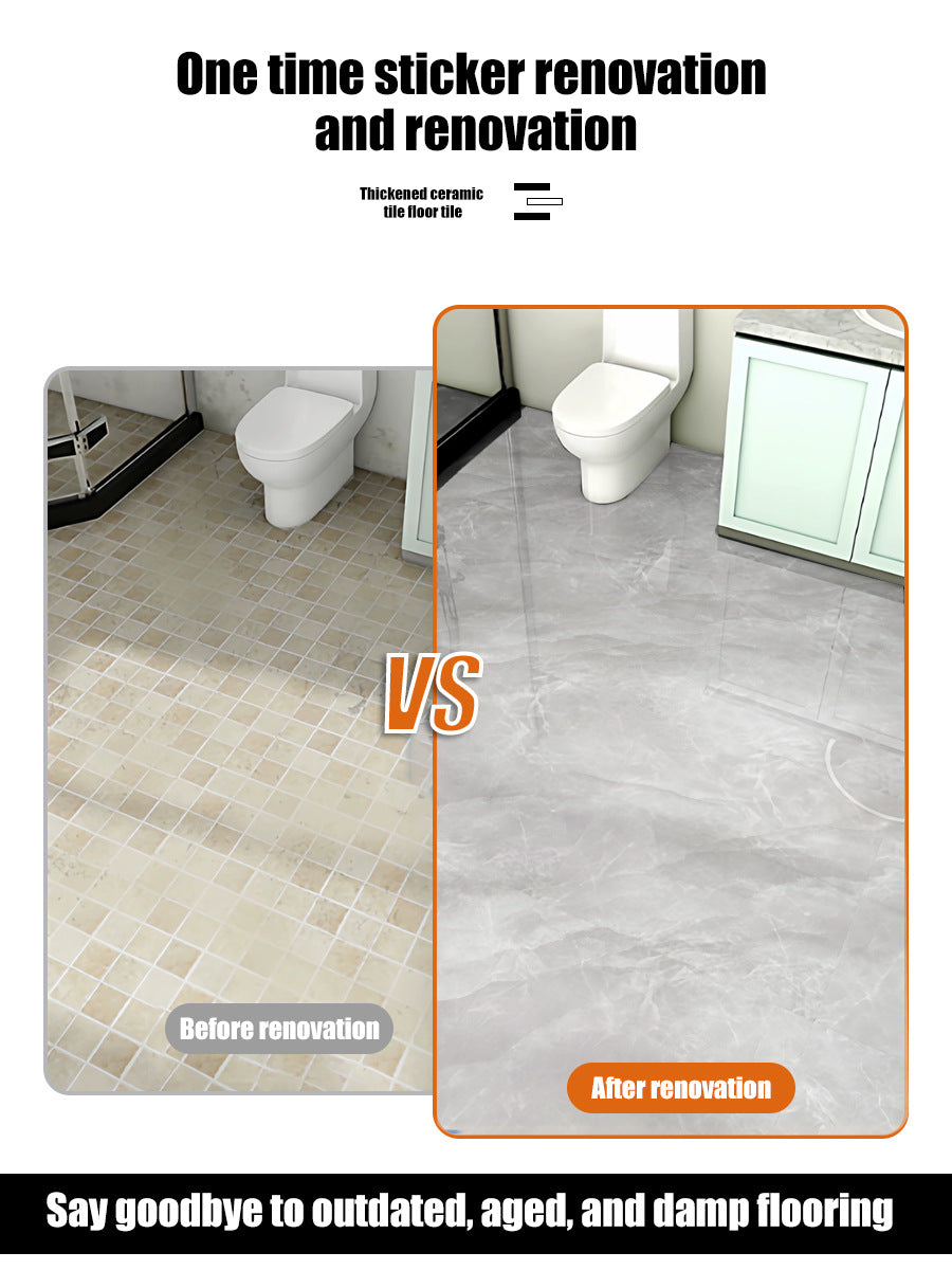 Thickened imitation ceramic tile sticker