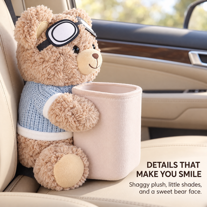 ✨Plush Bear Car Organizer & Tissue Holder🧸