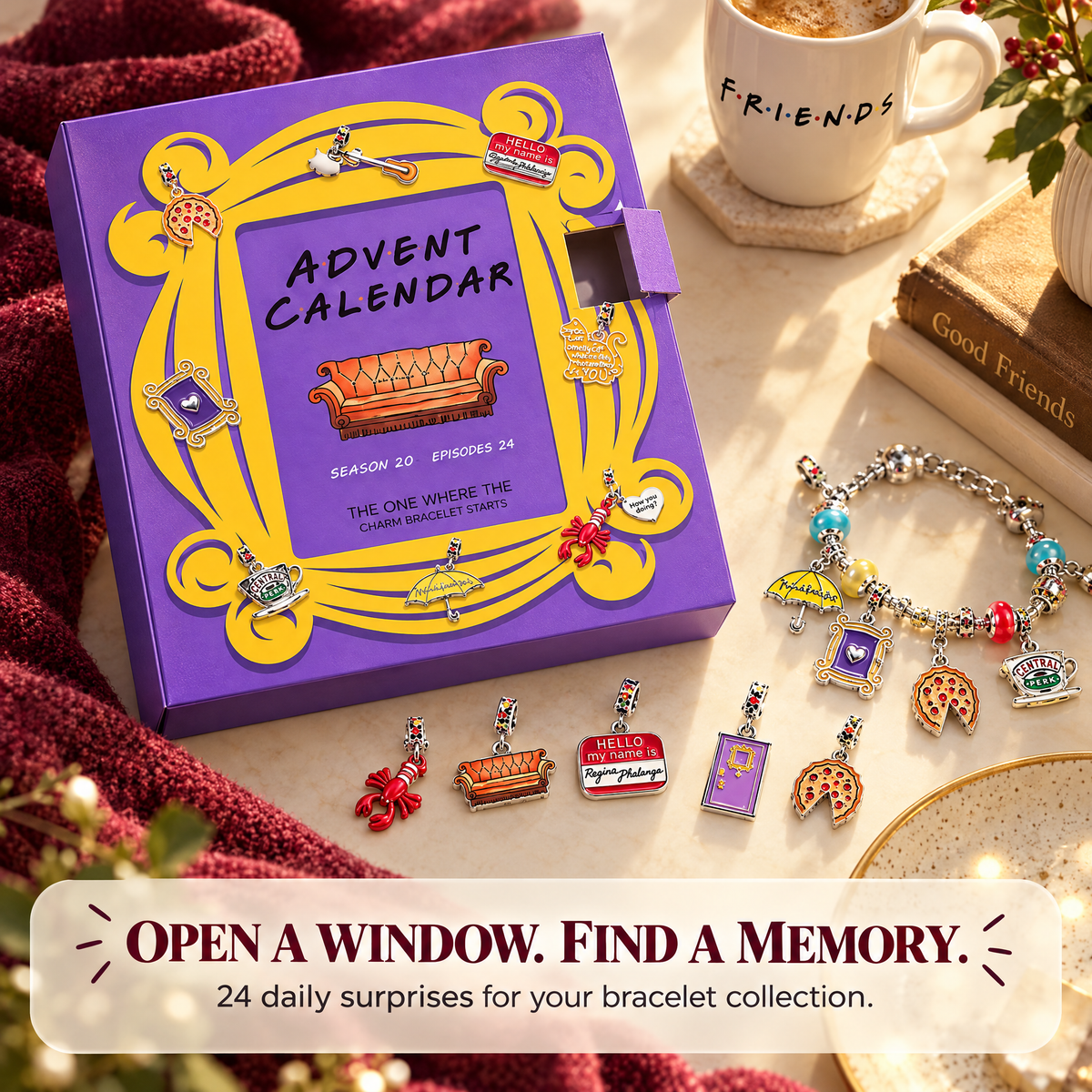 ✨The One With 24 Surprises 🦞 Friendship Charm Advent Calendar🛋️