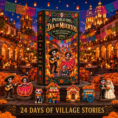 🎁Day of the Dead 2026 24-Day Miniature Village Countdown Calendar