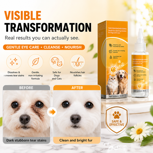 🐶 Gentle Pet Eye Care Wipes - Clean & Refresh the Delicate Eye Area