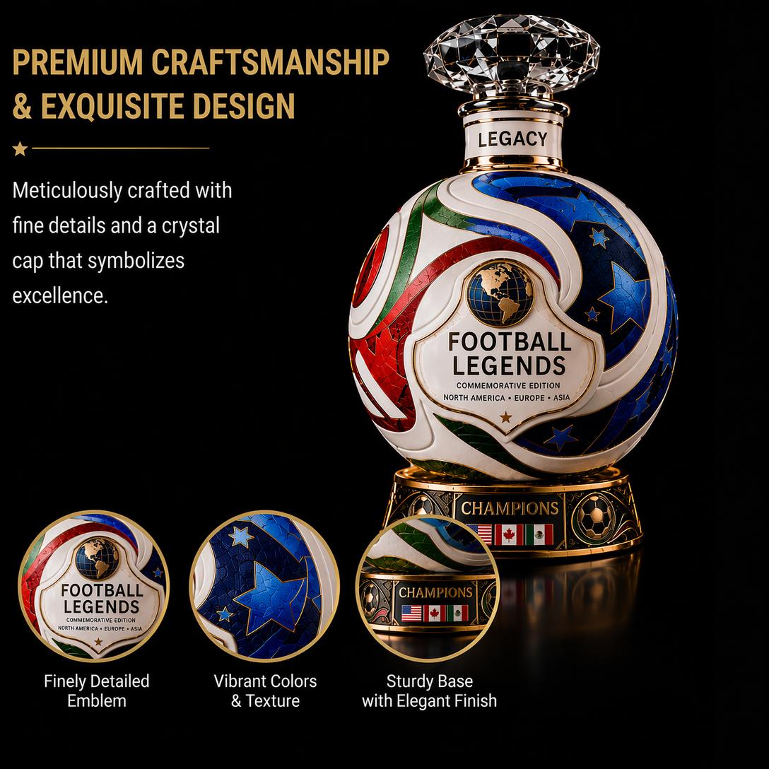 ⚽ Own the Glory: 2026 Match Ball Decanter – Heritage Edition