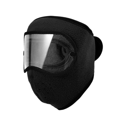 🎉Windproof Fleece Full Face Shield & Anti-Fog Riding Mask 🏍️