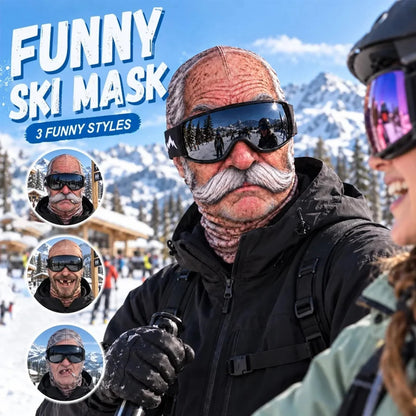 🔥Funny Old Man Face Balaclava Mask