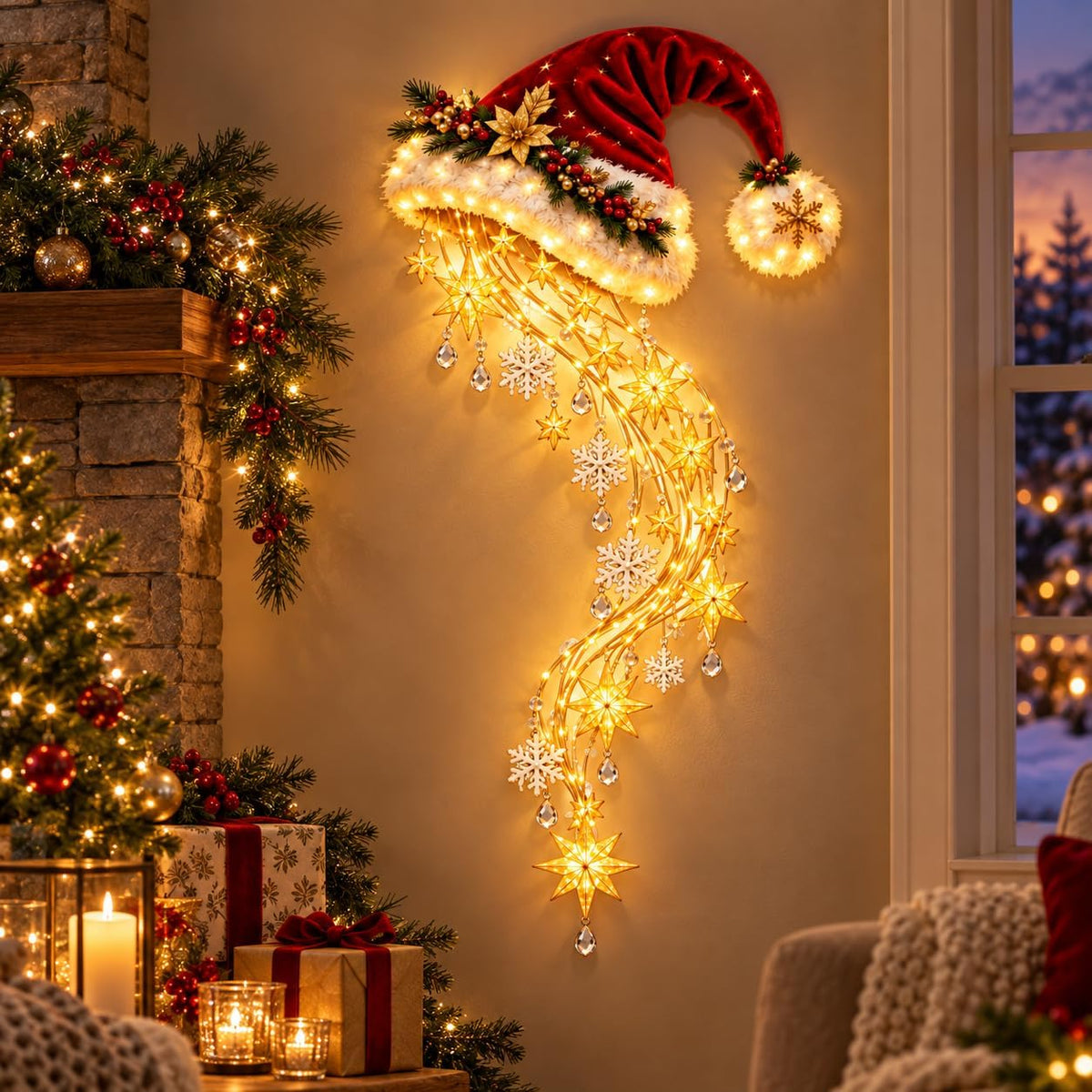 ⭐2026 The Newest Christmas Style – LED Christmas Wall Light