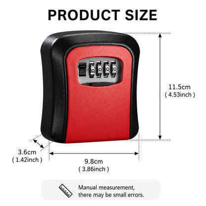 🎉Password Key Lock Box, 4-digit Combination