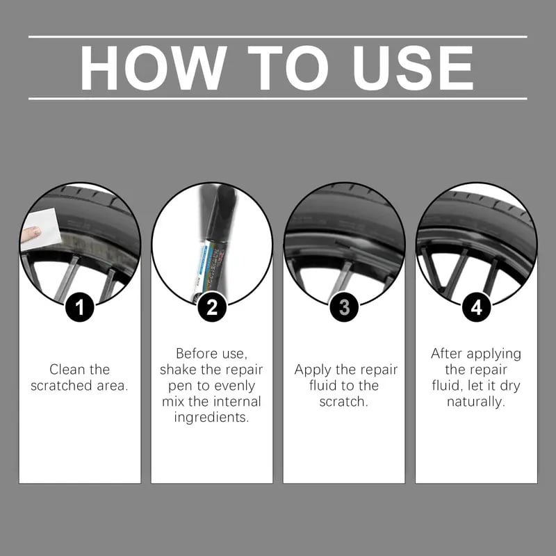 🌟Wheel Scratch Repair Pen🖊️