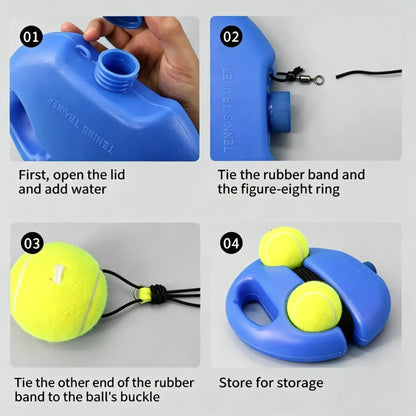 🎾2-Ball Portable Tennis Trainer for Kids & Adults