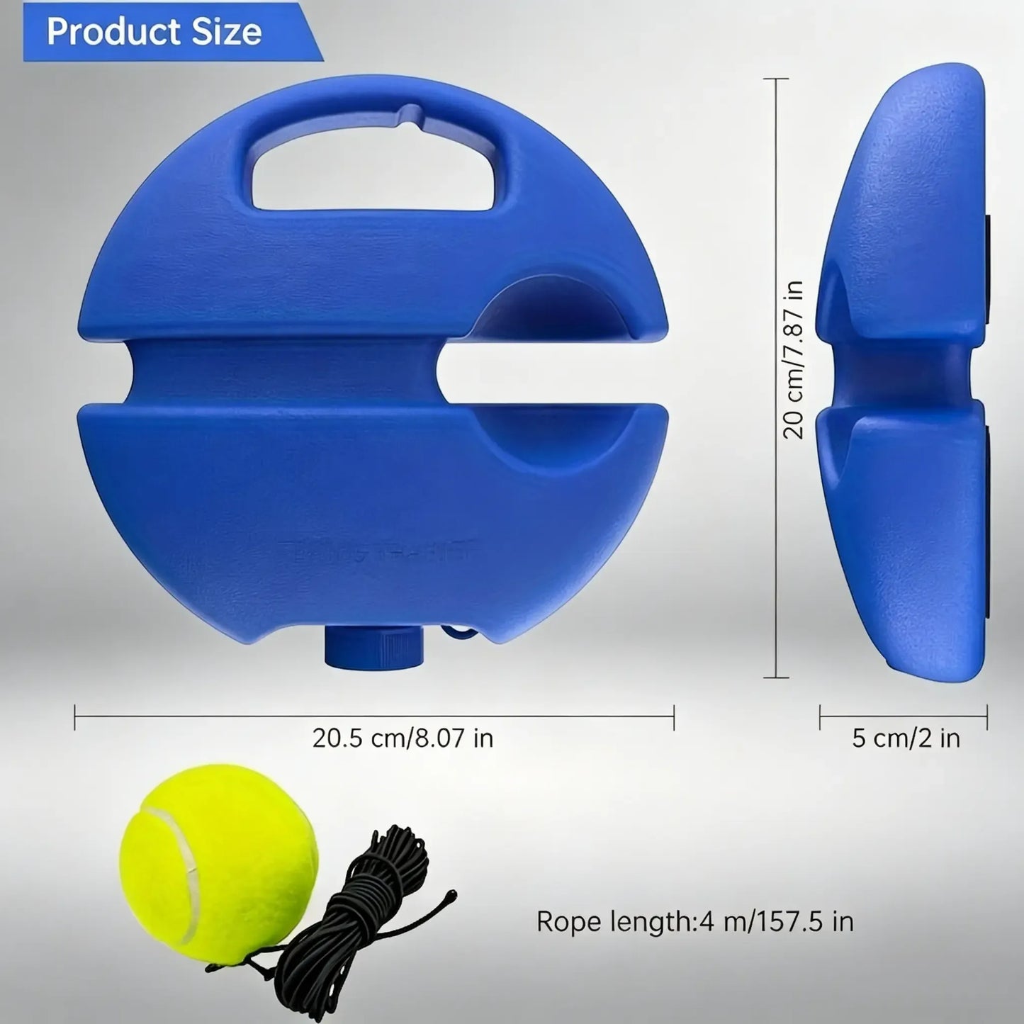 🎾2-Ball Portable Tennis Trainer for Kids & Adults