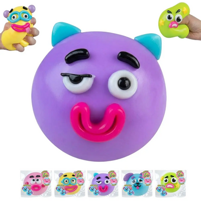 Dog Face Swap Squishy Toy – Soft Moldable Slow Rise Stress Relief Fidget 🐶✨