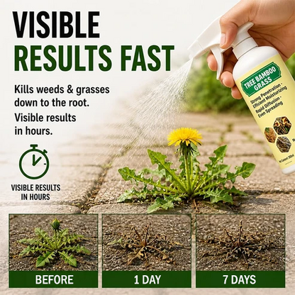 Natural Weed Killer Spray – Fast, Powerful, and Tough on Weeds