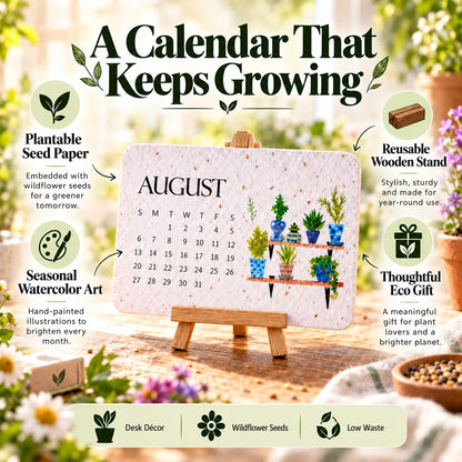 ✨Eco-Friendly Plantable "Timeless" Seed Calendar 2027 🌱Plan•Plant•Grow•EnjoyStyle