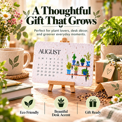 ✨Eco-Friendly Plantable "Timeless" Seed Calendar 2027 🌱Plan•Plant•Grow•EnjoyStyle