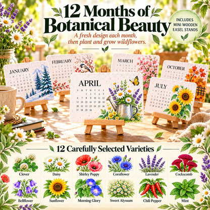 ✨Eco-Friendly Plantable "Timeless" Seed Calendar 2027 🌱Plan•Plant•Grow•EnjoyStyle
