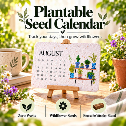 ✨Eco-Friendly Plantable "Timeless" Seed Calendar 2027 🌱Plan•Plant•Grow•EnjoyStyle