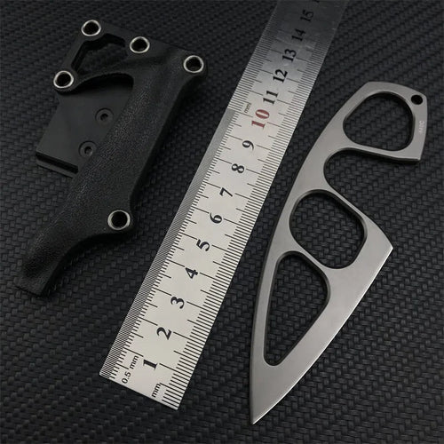 Craftivon Tactical EDC Knife with Multi-Carry Sheath & Belt Clip